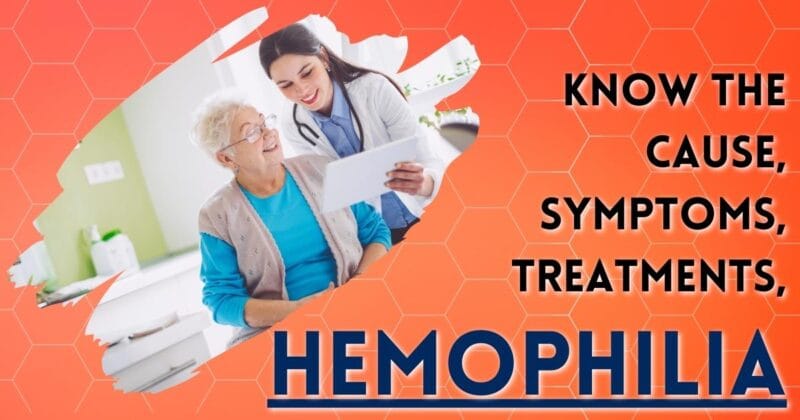 A Patient Suffering The Cause Of Hemophilia
